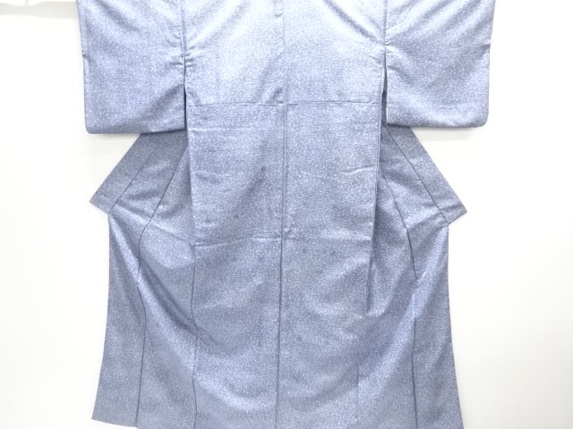 吹き寄せに扇模様小紋着物